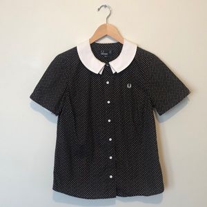 Fred Perry Polka Dot Blouse